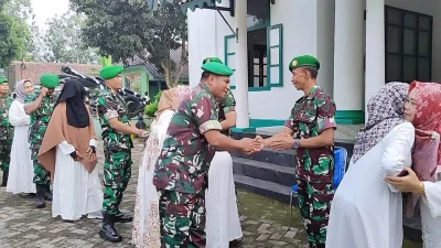 Dandim 0601/Pandeglang, Pimpin langsung Acara Halal Bihalal