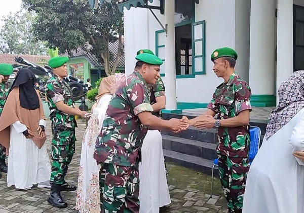 Dandim 0601/Pandeglang, Pimpin langsung Acara Halal Bihalal