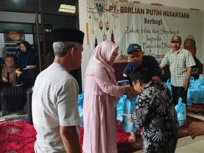 PT. Berlian Putih Nusantara Berbagi berkah Ramadhan 1444 Hijriah
