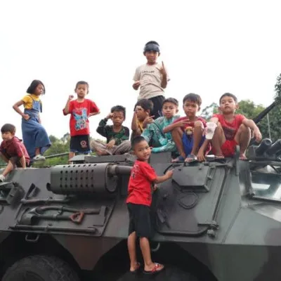 Pameran Alutsista di Taman Elektrik Meriahkan HUT ke-80 TNI