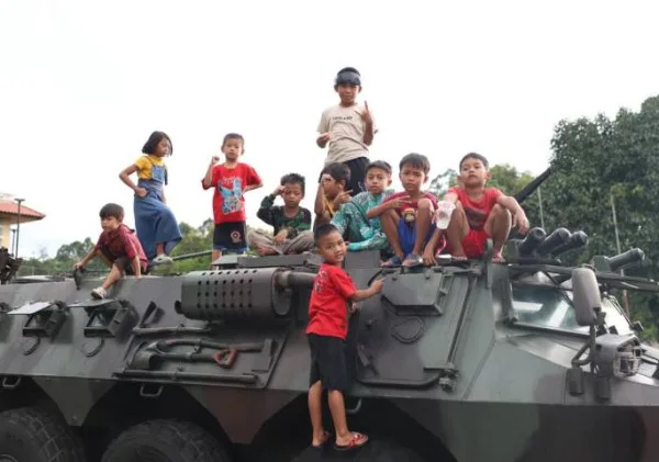 Pameran Alutsista di Taman Elektrik Meriahkan HUT ke-80 TNI