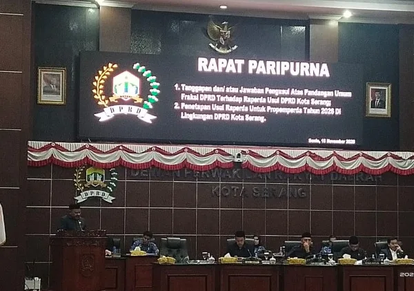 DPRD Kota Serang Bahas Empat Raperda Usulan untuk Masuk Propemperda 2026