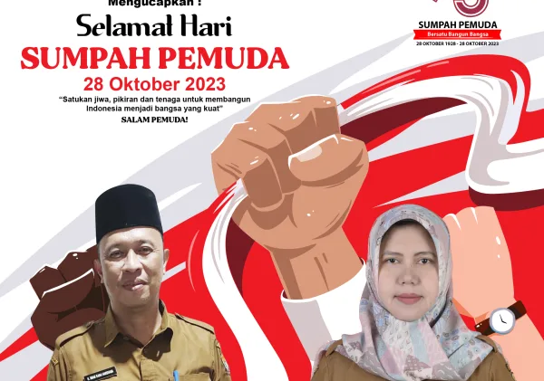 BPKAD Kota Serang Mengucapkan : Selamat Hari Sumpah Pemuda 28 Oktober 2023