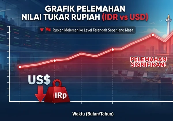 Rupiah Anjlok per Hari Ini, Dolar AS Makin Perkasa