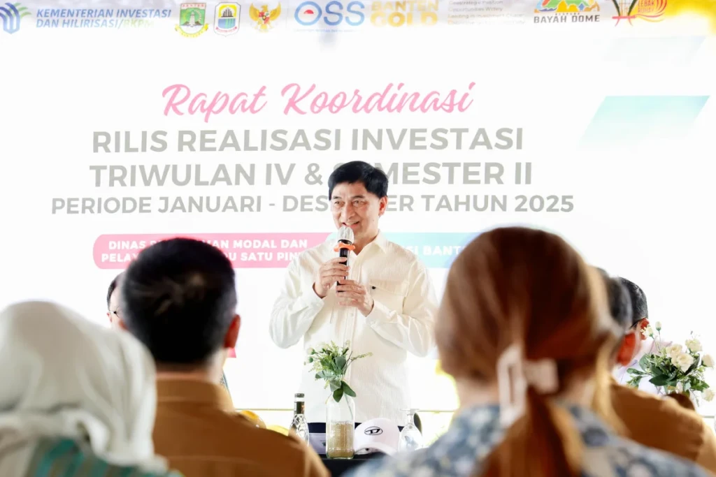 Investasi Banten Tembus Rp130,2 Triliun, Lonjakan Triwulan IV Jadi Penentu Capaian 2025