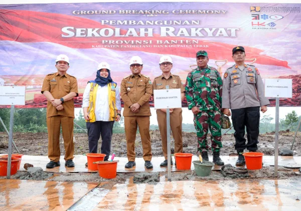 Batu Pertama Sekolah Rakyat Diletakkan, Harapan Baru Pendidikan Banten Dimulai