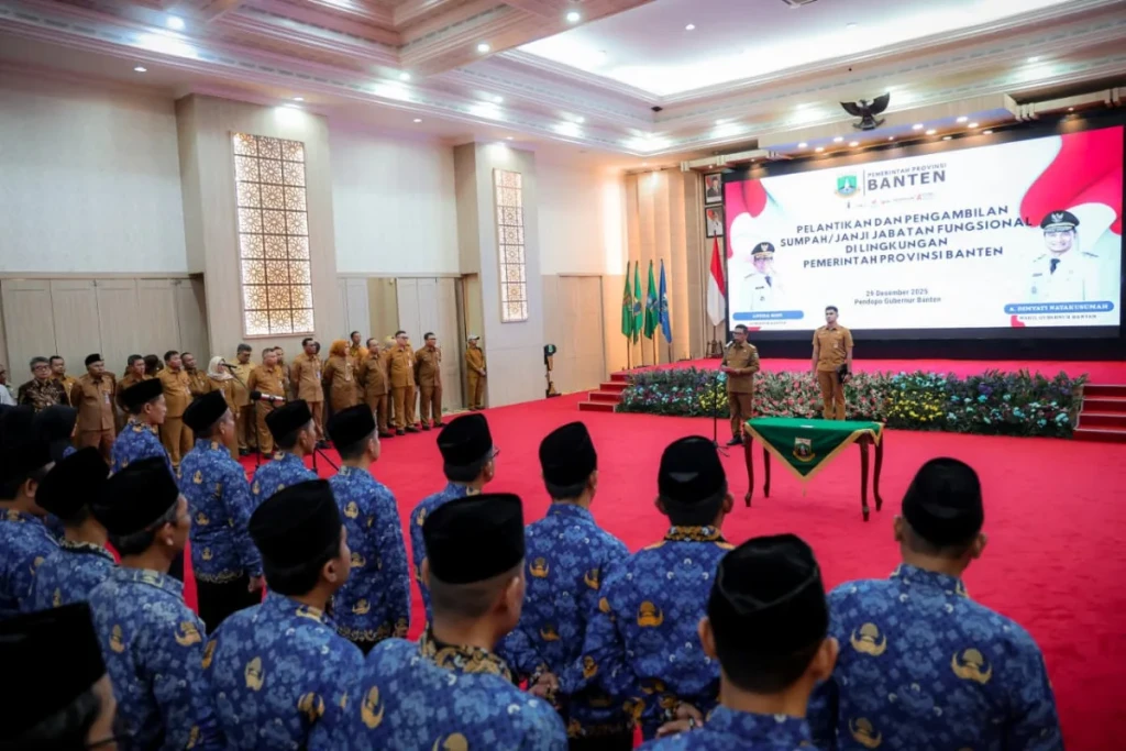 64 Pejabat Dilantik di Akhir Tahun, Andra Soni: Kado untuk Dunia Pendidikan dan Peringatan Keras soal Netralitas ASN