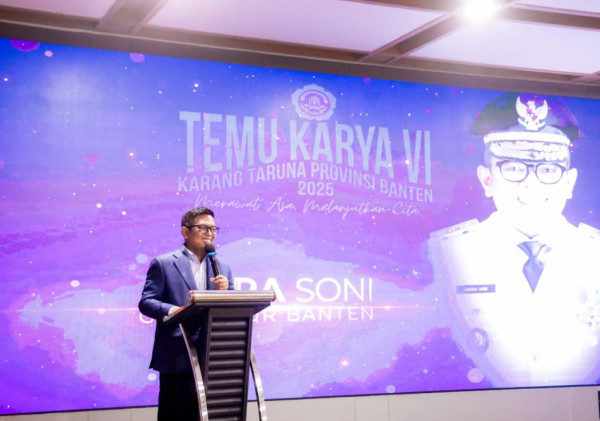 Dibuka Gubernur Andra Soni, Temu Karya VI Karang Taruna Banten Jadi Sorotan Regenerasi Pemuda