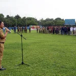 Pimpin Apel Peringatan Bulan Keselamatan dan Kesehatan Kerja, Al Muktabar Ajak Perusahaan dan Pekerja Tingkatkan Budaya...