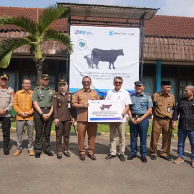 Pemkot Cilegon Terima 256 Hewan Kurban dari PT KS