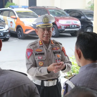Ditlantas Polda Banten Bersama Dishub Laksanakan Patroli Teguran Simpatik