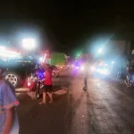 Pemotor Tewas Ditempat, Satlantas Polres Serang Evakuasi dan Olah TKP Kecelakaan Lalu Lintas