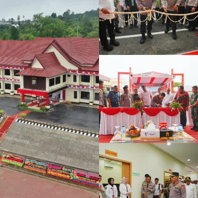 Resmikan Rumah Sakit dan Polres Tapsel, Kapolri Tegaskan Beri Pelayanan Terbaik