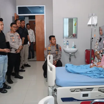 Kapolresta Tangerang Kunjungi Korban Rekoset