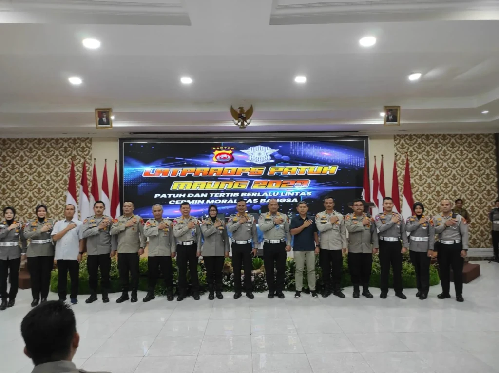 Polda Banten Gelar Latpraops Patuh Maung 2023