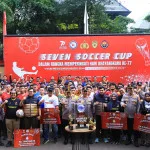 Wujudkan Pemilu Damai 2024, Polri Bersama Wartawan Gelar Bhayangkara Presisi Seven Soccer Cup