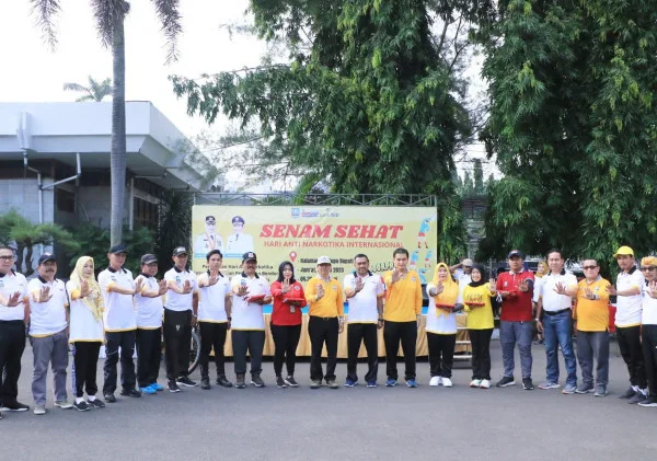 Peringati HANI 2023, Sekda Kabupaten Serang Ajak Masyarakat Perangi Narkoba