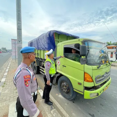 Hari Pertama Operasi Patuh Maung 2023 Polda Banten Dilaksanakan di Parung Kota Serang