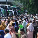 Tangis Haru Kepulangan Ratusan Jamaah Haji Asal Kabupaten Serang