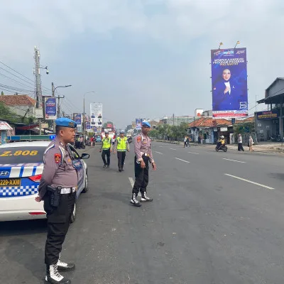 Hari Keenam Operasi Patuh Maung 2023, Ditlantas Polda Banten Gatur di Jalan Parung Kota Serang