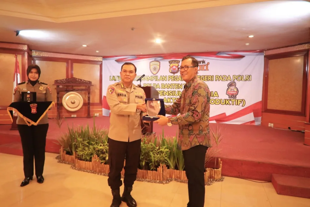 Polda Banten Gelar Pelatihan Keterampilan Bagi Personel Jelang Purna Tugas