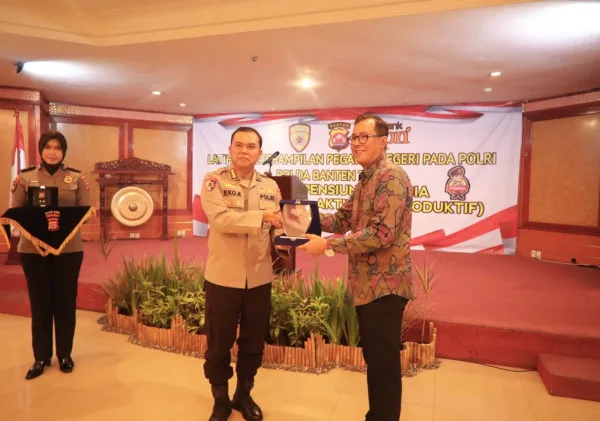 Polda Banten Gelar Pelatihan Keterampilan Bagi Personel Jelang Purna Tugas
