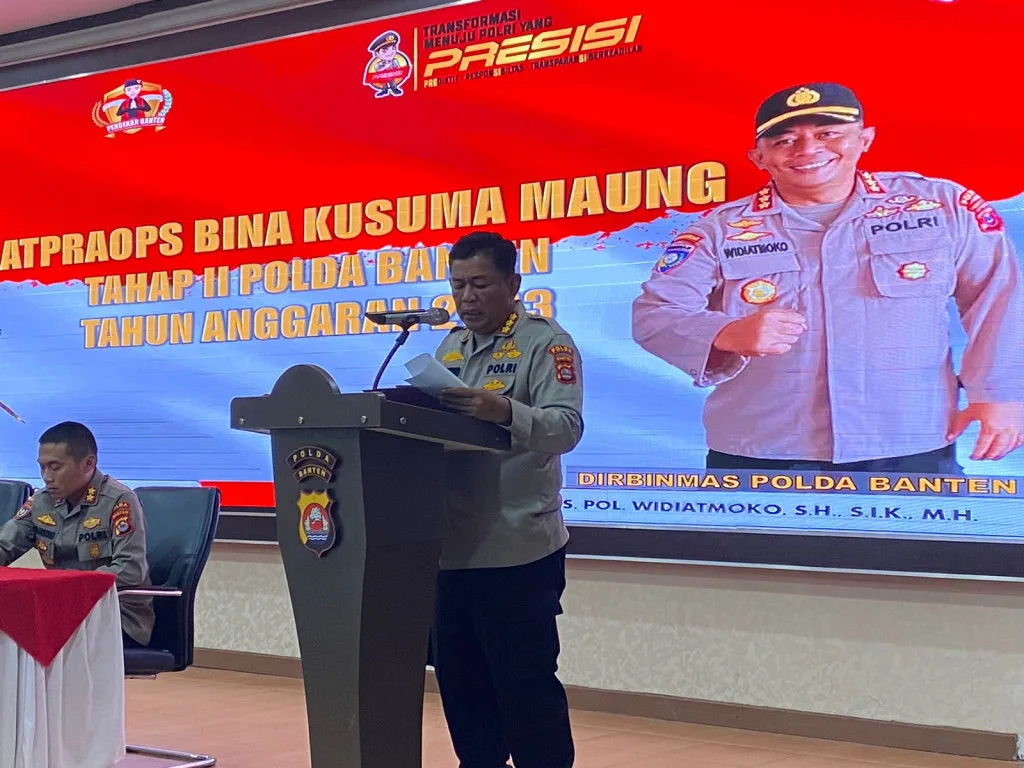 Polda Banten Gelar Latpraops Bina Kusuma Maung 2023 Tahap II