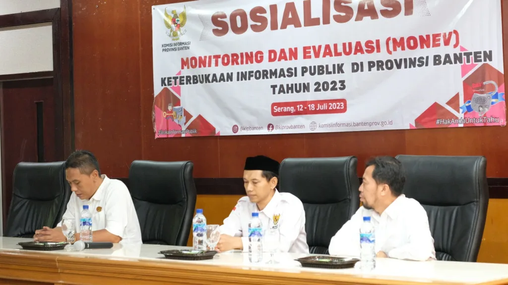 Polda Banten Hadiri Sosialisasi Monev Keterbukaan Informasi Publik Tahun 2023