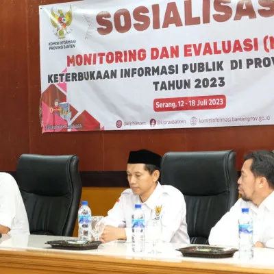 Polda Banten Hadiri Sosialisasi Monev Keterbukaan Informasi Publik Tahun 2023