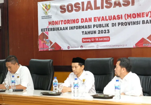 Polda Banten Hadiri Sosialisasi Monev Keterbukaan Informasi Publik Tahun 2023