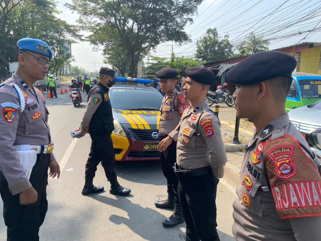 Hari Kesembilan Operasi Patuh Maung 2023, Bidpropam Polda Banten Cek Kesiapan Personel Dalam Berkendara
