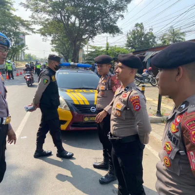 Hari Kesembilan Operasi Patuh Maung 2023, Bidpropam Polda Banten Cek Kesiapan Personel Dalam Berkendara