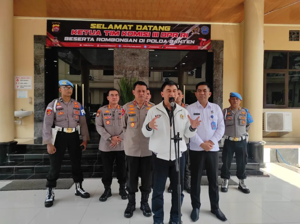 Kapolda Banten Terima Kunjungan Kerja Reses Komisi III DPR RI