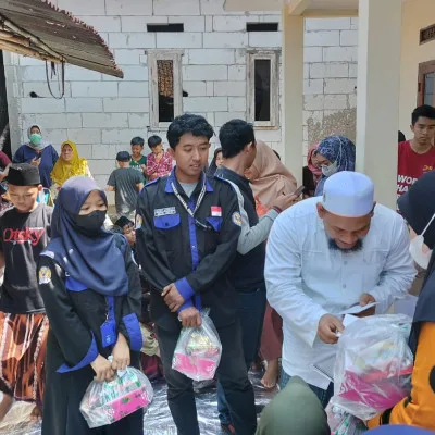 Santunan Dan Pembagian Sembako Yang Di Berikan Oleh Yayasan Yatim Mandiri Cabang Serang