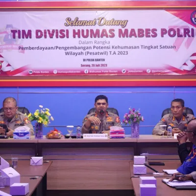 Tim Divhumas Polri Laksanakan Pensatwil di Wilayah Polda Banten