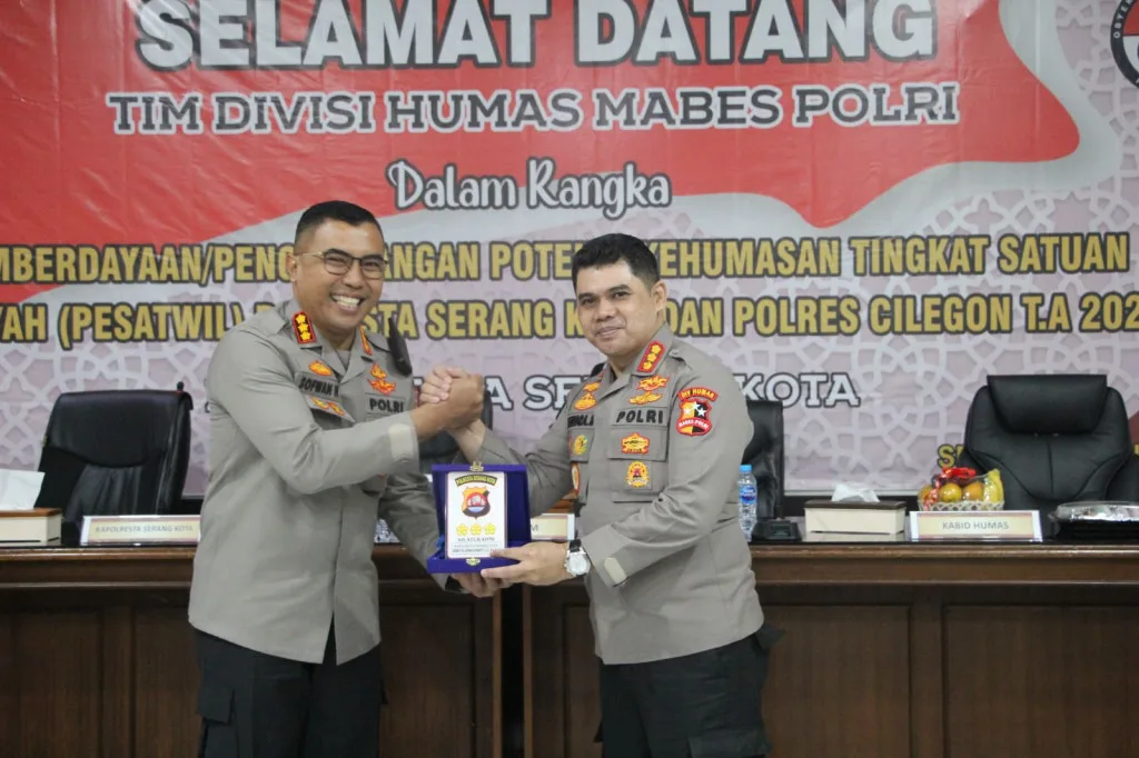 Tim Divhumas Polri Laksanakan Pensatwil di Polresta Serang Kota