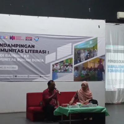 Wujudkan TBM Berkualitas, Kantor Bahasa Provinsi Banten, Tunjuk 'Rumah Dunia Serang' sebagai Tuan Rumah Studi Banding Komunitas Literasi 2023.
