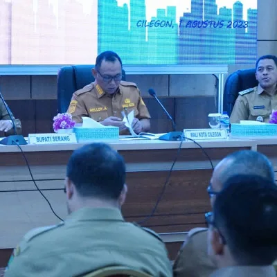 Pemkab Serang dan Pemkot Cilegon Optimalkan Pelayanan Daerah Perbatasan