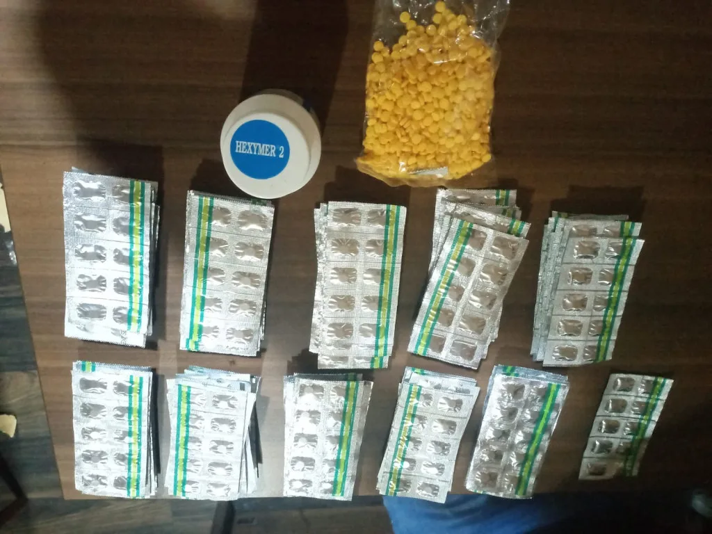 Diringkus Saat Menunggu Pelanggan, Pengedar Pil Koplo Ditangkap Satresnarkoba Polres Serang.