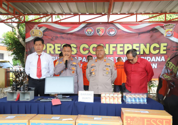 1 x 24 Jam Unit Reskrim Polsek Cilegon Tangkap Pelaku Curat