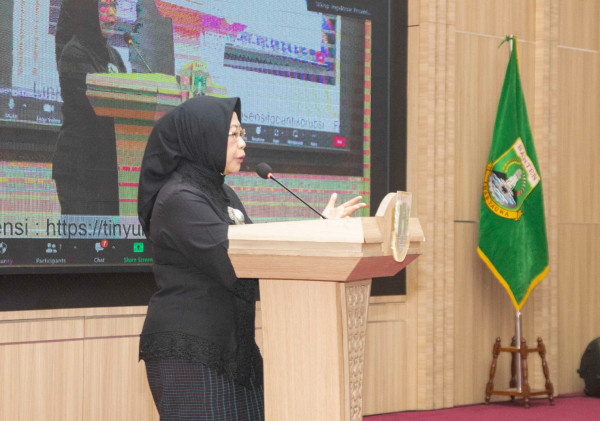 Pj Sekda Virgojanti Buka FGD Pencegahan Korupsi Pada Proses Perizinan Provinsi Banten