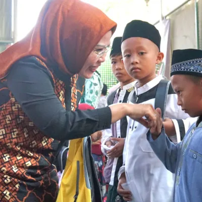 1.000 Anak Yatim 'Berlebaran' Bersama Bupati Serang