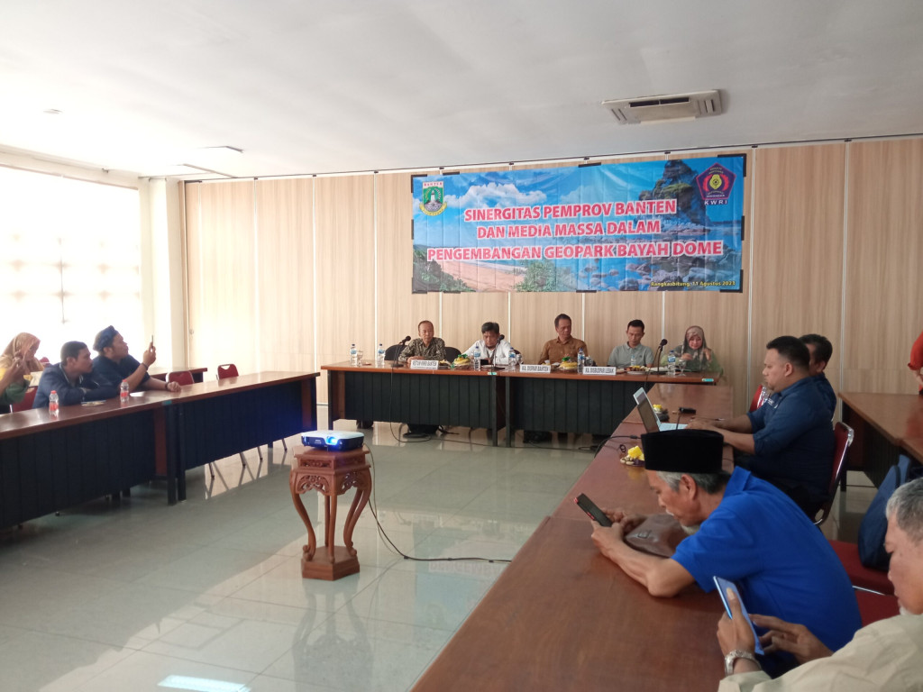 Sinergitas Pemprov Banten dan Media Massa, mendorong Geopark Bayah Dome menjadi Destinasi Wisata di Banten