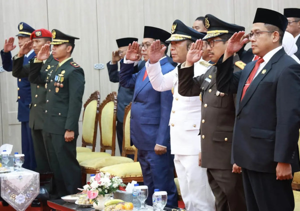 Pj Gubernur Al Muktabar Banten Ikuti Upacara Peringatan Detik-Detik Proklamasi