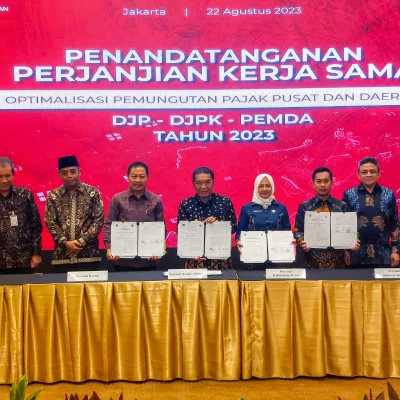 Pj Gubernur Banten Al Muktabar: Pemerintah Daerah Siap Berkolaborasi Dalam Optimalisasi Pemungutan Pajak