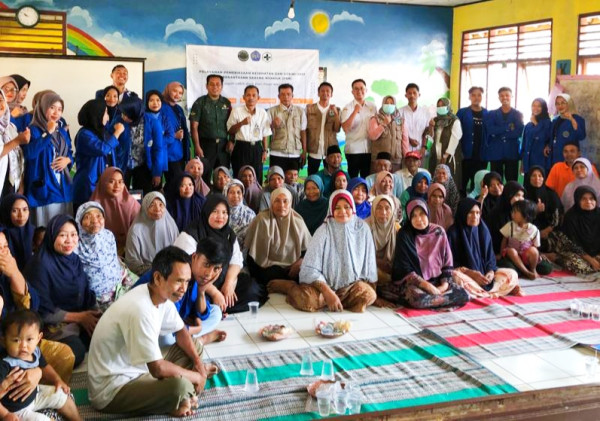 Mahasiswa KKN Gandeng Puskesmas Gunung Kencana Gelar Pemeriksaan Kesehatan dan Sosialisasi Pemberantasan Sarang Nyamuk (PSN)