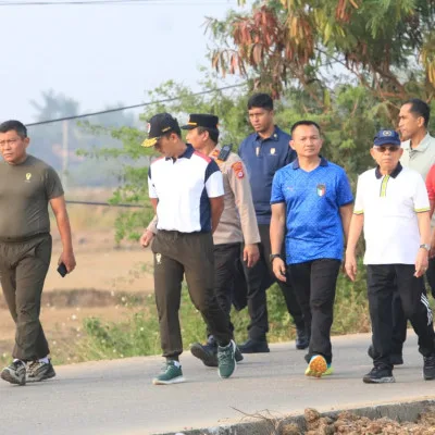 Dandim 0602/Serang Amankan Kegiatan Wapres RI Saat Olahraga Pagi