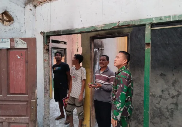 Koramil 0602-21/Kopo Akan Merehab Kembali Rumah Warganya Yang Terbakar