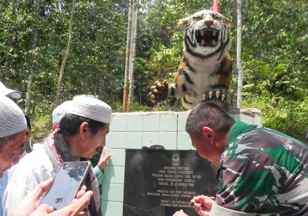 Dandim 0602/Serang Resmikan Monumen Sejarah Perjuangan