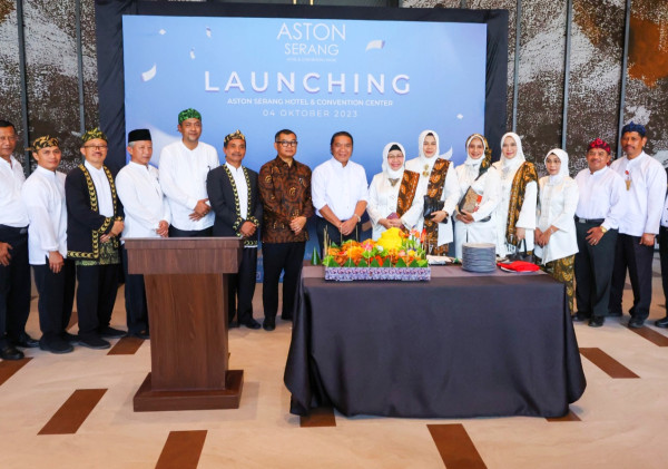 Pj Gubernur Banten Al Muktabar Hadiri Launching Aston Serang Hotel Dan Convention Center